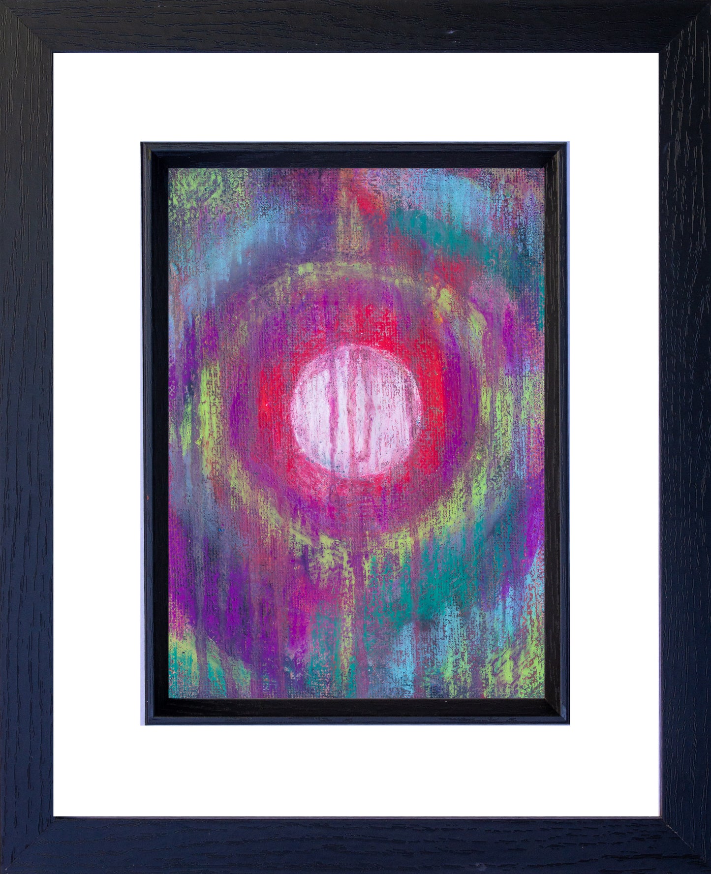 Inner Echoes | Water soluble wax crayon on canvas board 127x179 mm