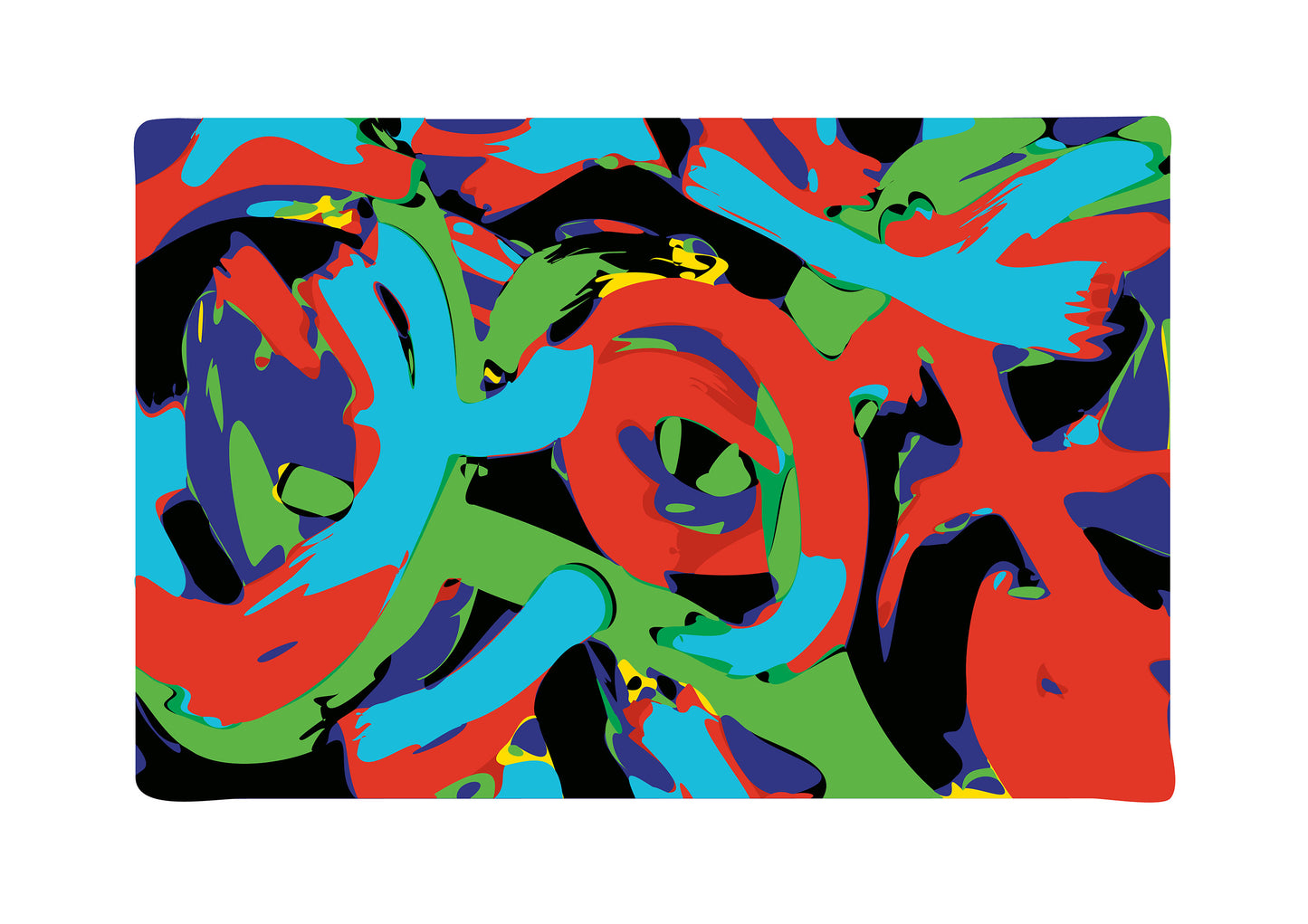 Riot – Limited Edition Abstract Landscape Art Print Series