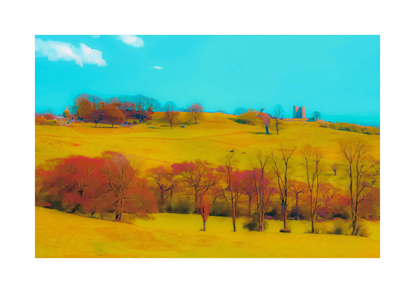 Hadleigh Castle Glimpsed – Photography Art Print