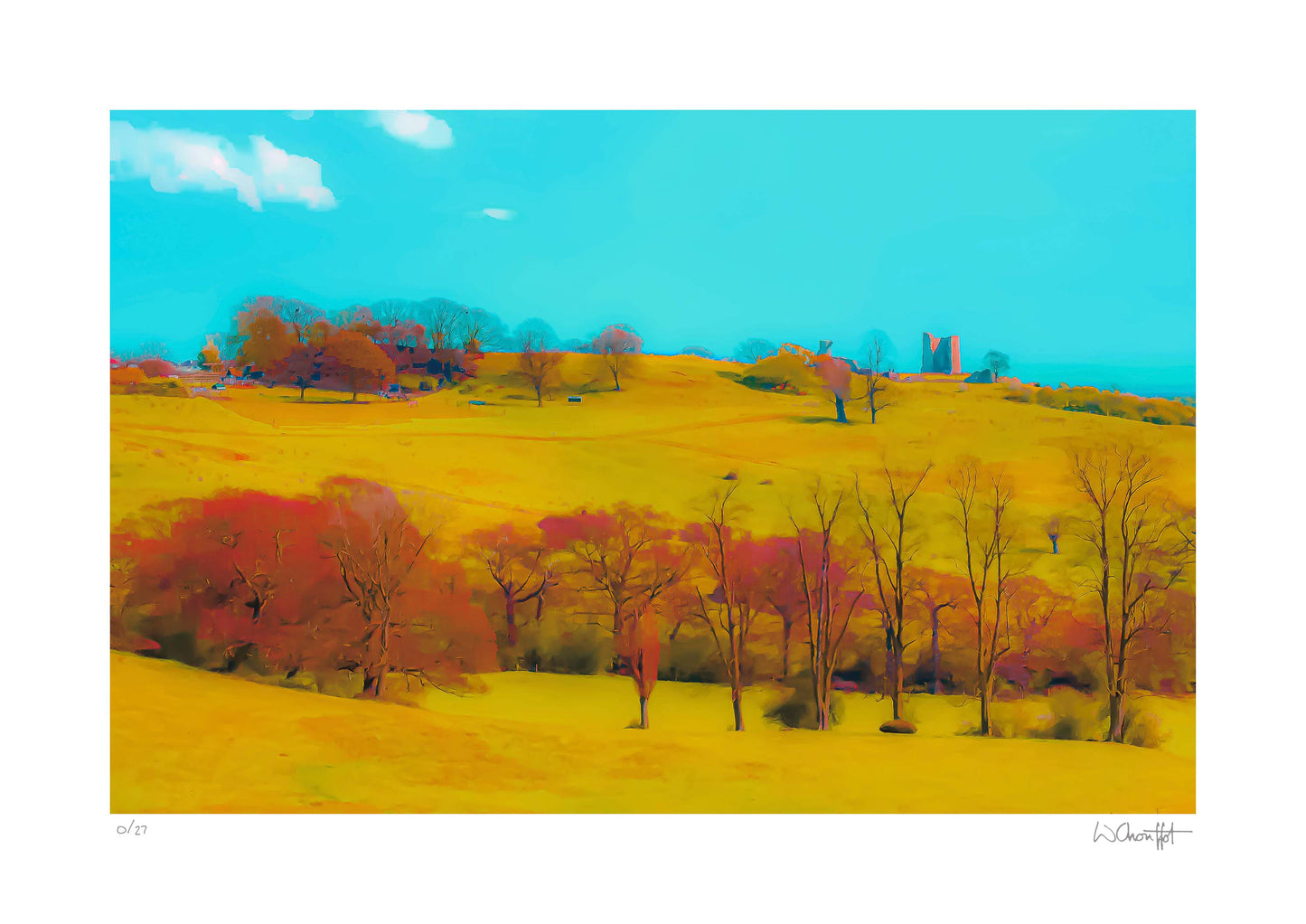 Hadleigh Castle Glimpsed – Photography Art Print