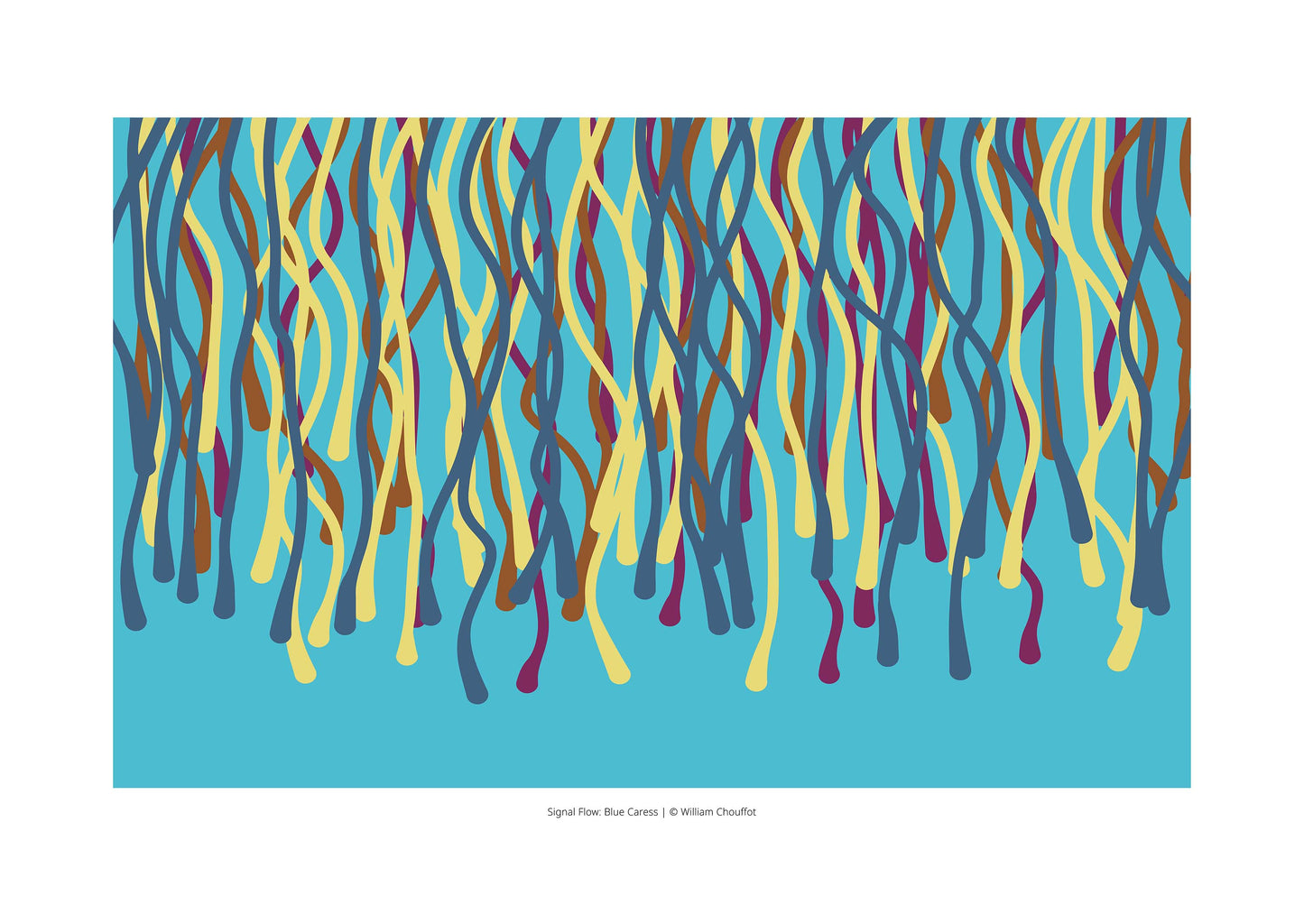 Signal Flow – Digital Fine Art Print in Five Striking Colourways
