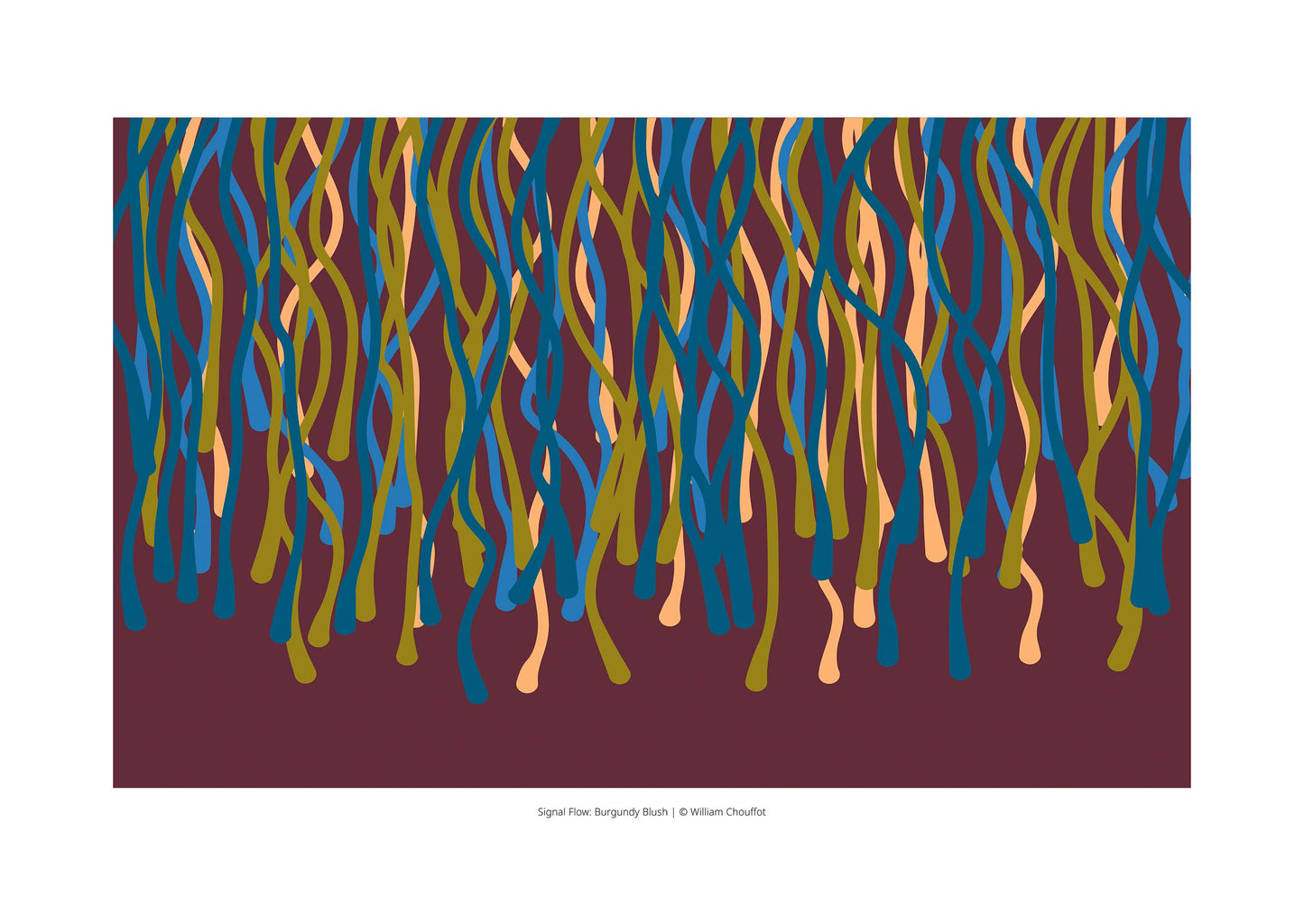 Signal Flow – Digital Fine Art Print in Five Striking Colourways