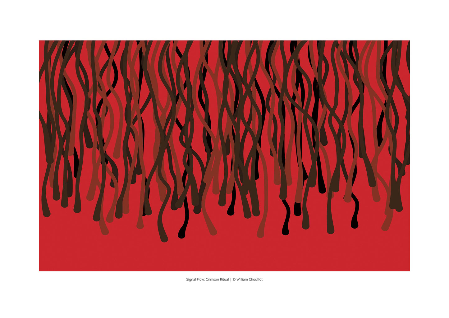 Signal Flow – Digital Fine Art Print in Five Striking Colourways