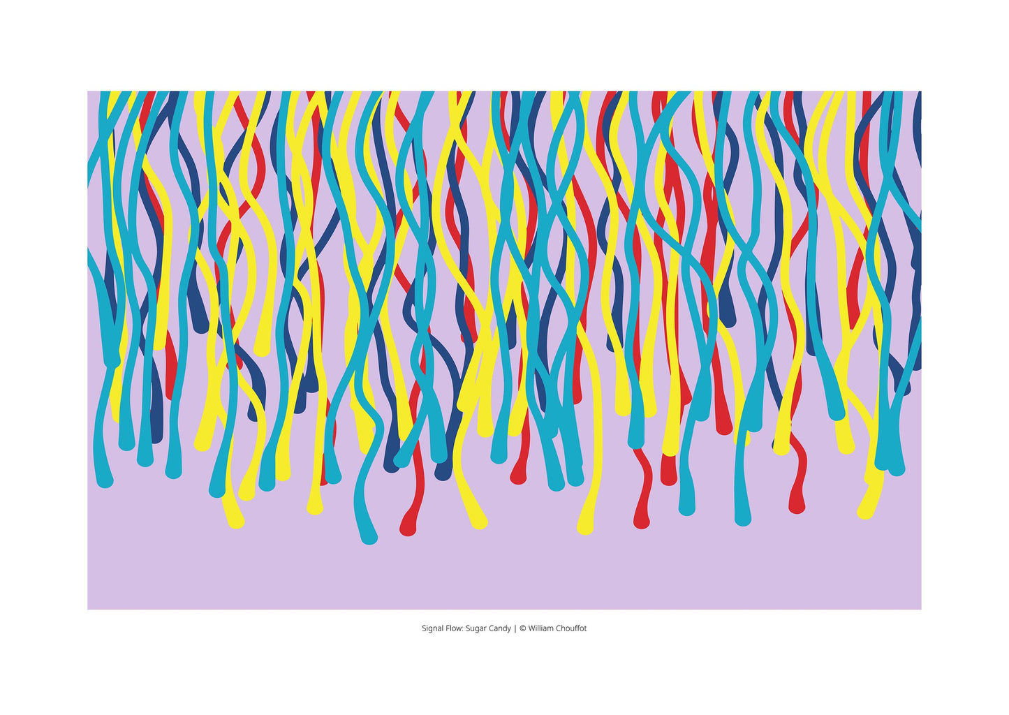 Signal Flow – Digital Fine Art Print in Five Striking Colourways