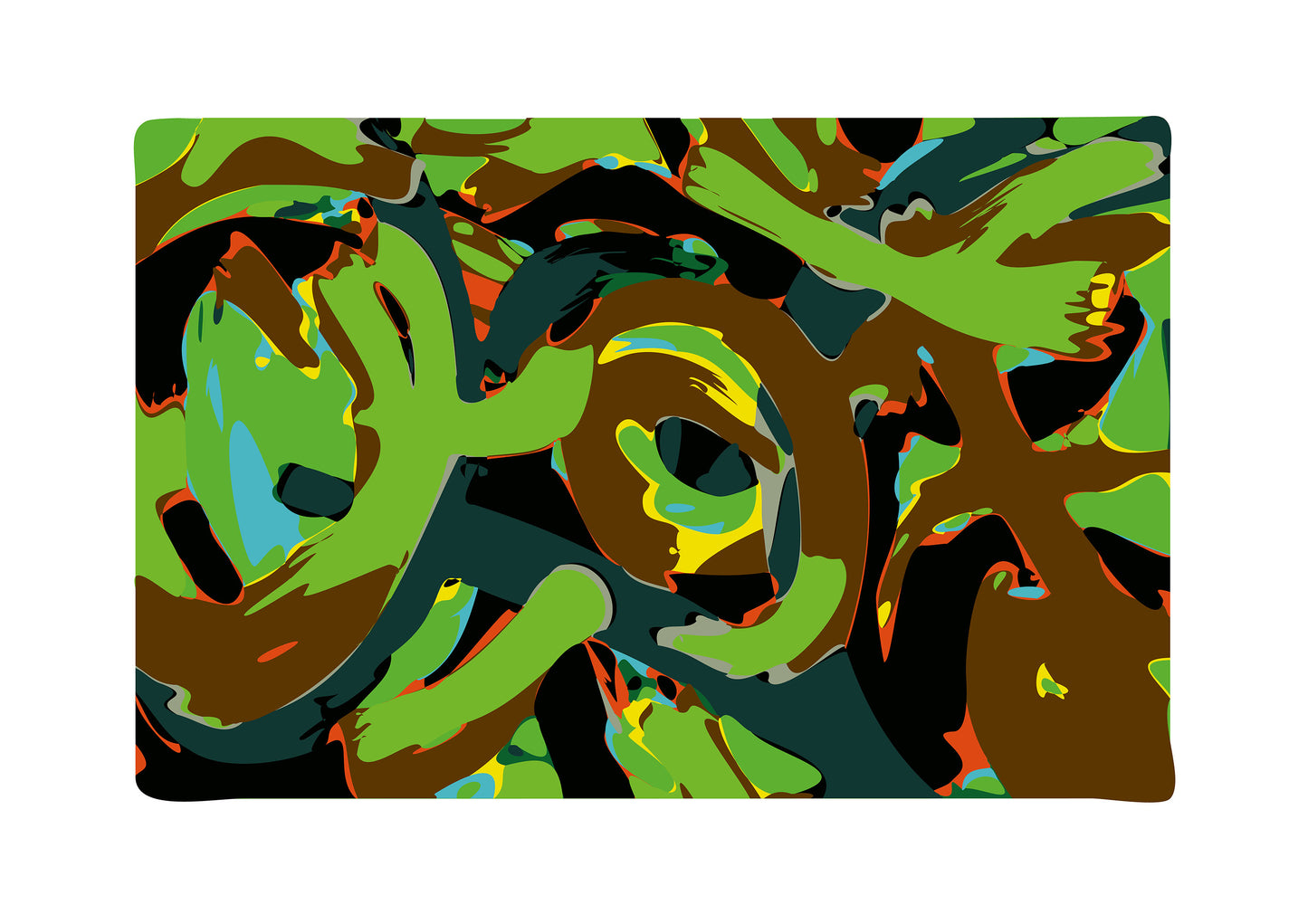 Riot – Limited Edition Abstract Landscape Art Print Series